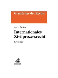 预订【德语】Internationales Zivilprozessrecht: