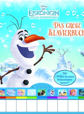 预订【德语】 Disney - Die Eiskönigin, das große Klavierbuch, m. Klaviertastatur u. [9781503751446]