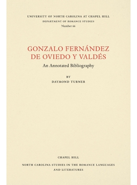 按需印刷Gonzalo Fernández de Oviedo y Valdés[9780807890660]