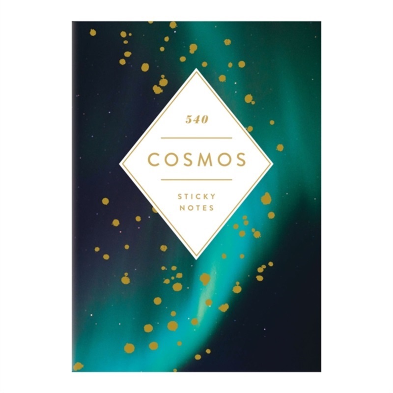 预订Cosmos Hardcover Book of Sticky Notes[9780735354203]