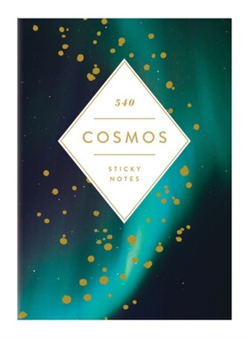 预订Cosmos Hardcover Book of Sticky Notes[9780735354203]