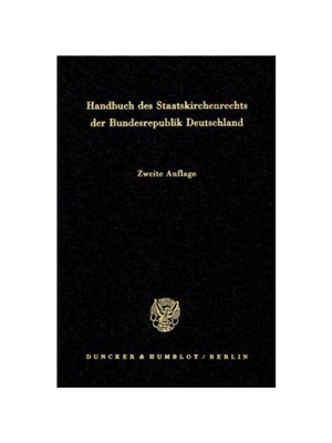预订【德语】Handbuch des Staatskirchenrechts der Bundesrepublik Deutschland.:1. Bd.