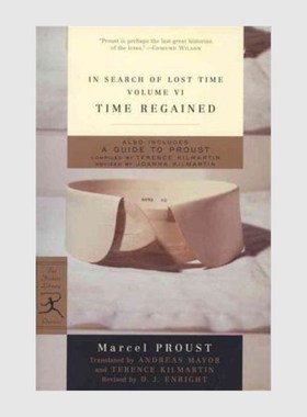 英文原版 Time Regained: In Search of Lost Time, Vol. VI (Modern Library Classics) 原版进口图书籍【上海外文书店】