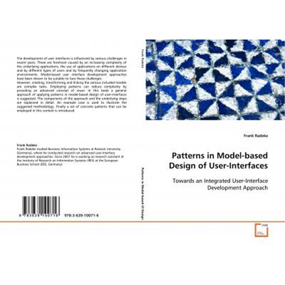 按需印刷Patterns in Model-based Design of User-Interfaces[9783639100716]