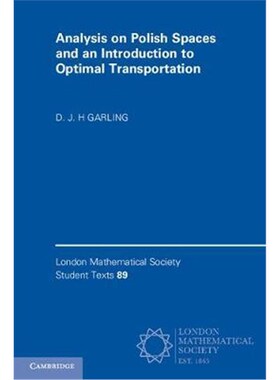 按需印刷不退不换Analysis on Polish Spaces and an Introduction to Optimal Transportation[9781108421577]