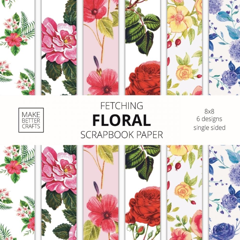 按需印刷Fetching Floral Scrapbook Paper[9781953987013]