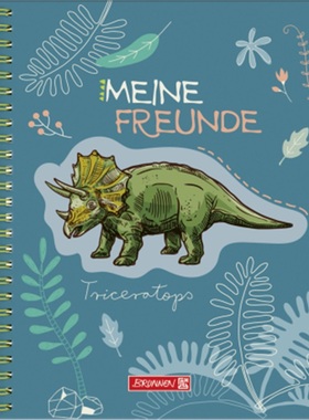 预订【德语】 Brunnen Freundebuch Dinosaurier[4061947038750]
