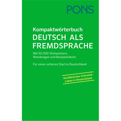 预订【德语】 PONS Kompaktwörterbuch Deutsch als Fremdsprache[9783125162266]
