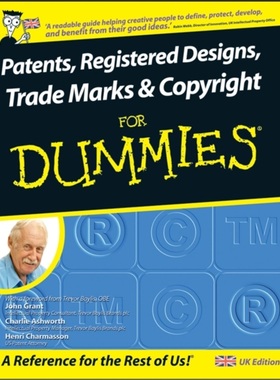 预订Patents, Registered Designs, Trade Marks and Copyright For Dummies[9780470519974]