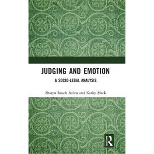 Socio Legal 按需印刷Judging 9781138893023 Emotion Analysis and