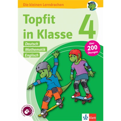 预订【德语】 Topfit in Klasse 4 - Deutsch, Mathematik und Englisch[9783129495858]