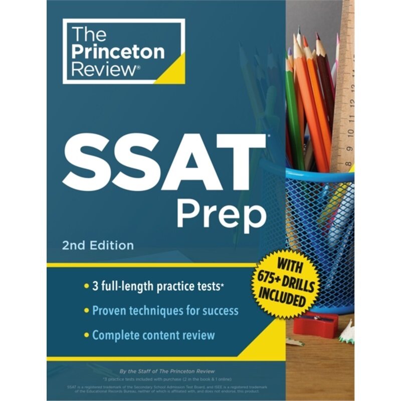预售[2025新书]Ssat Prep 2Nd Ed[9780593518373]