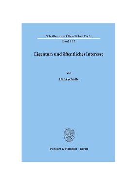 预订【德语】Eigentum und ?ffentliches Interesse.: