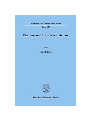 预订【德语】Eigentum und ?ffentliches Interesse.: