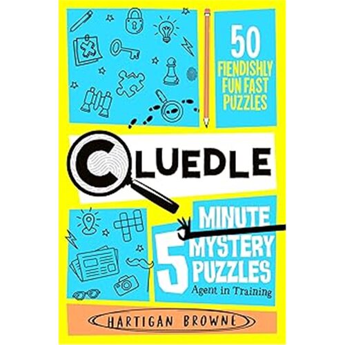 现货 克鲁德尔 - 5分钟谜题：特工训练 Cluedle - 5 Minute Mystery Puzzles: Agent in Training 英文原版 上海外文 978103508956