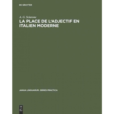 按需印刷不退不换DEG La place de l adjectif en italien moderne[9783110999709]