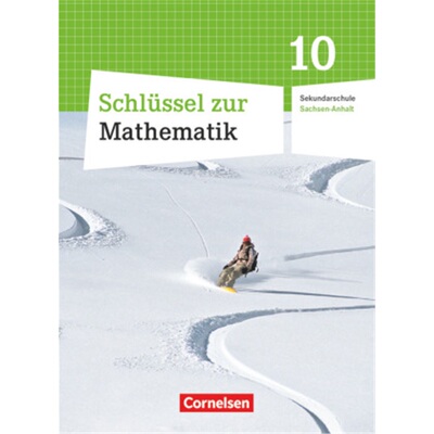 预订【德语】 Schlüssel zur Mathematik - Sekundarschule Sachsen-Anhalt - 10. Schulja[9783060045587]