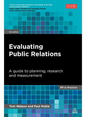 按需印刷不退不换Evaluating Public Relations[9780749468897]