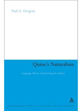 按需印刷不退不换Quine s Naturalism[9780826490995]