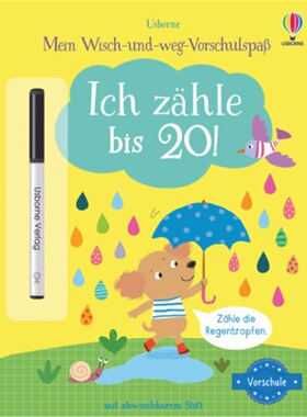 预订【德语】 Mein Wisch-und-weg-Vorschulspaß: Ich zähle bis 20![9781789415322]