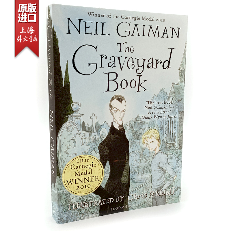 现货【外文书店】尼尔盖曼 The Graveyard Book 坟场之书 英文原版小说 纽伯瑞奖 Neil Gaiman 青少年儿童文学奇幻小说 英语书籍 书籍/杂志/报纸 原版其它 原图主图