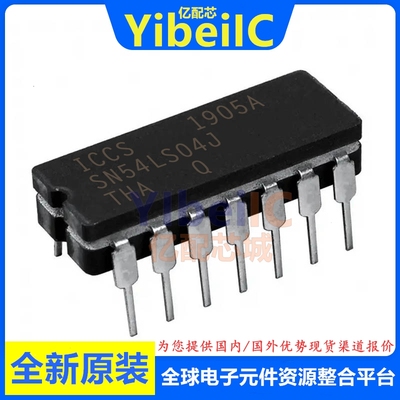 亿配芯 SN54LS04J CDIP-14 直插SN54LS04AJ BJ 变换器 IC芯片