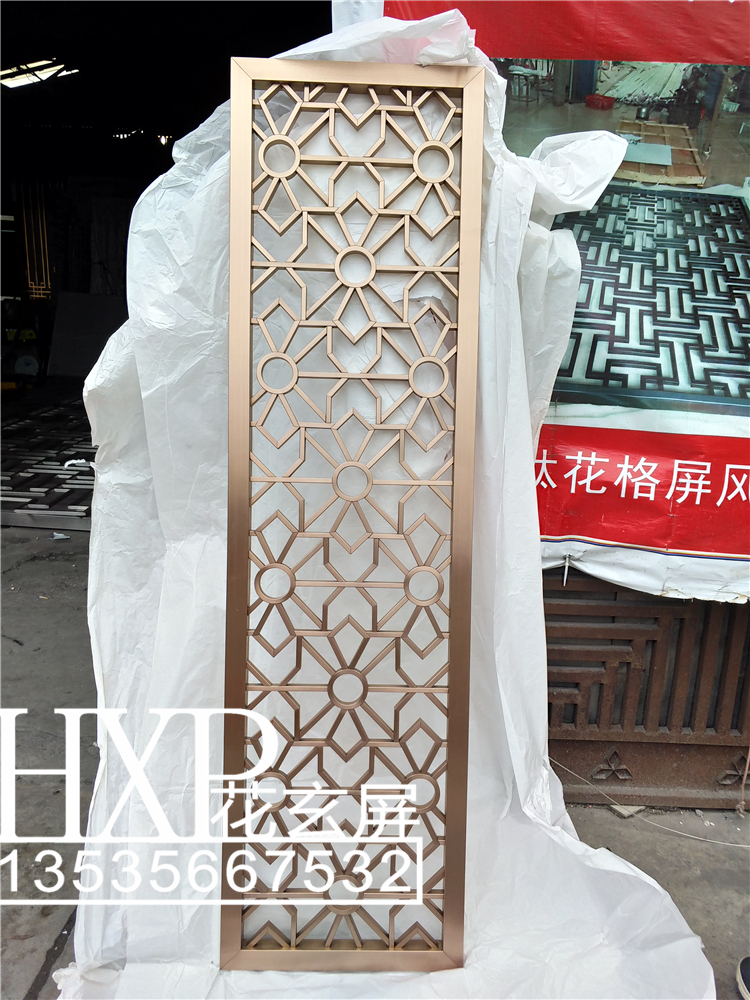 大师设计艺术花样香槟金不锈钢花格酒店餐厅玫瑰金不锈钢屏风隔断|ruв категории основы строительных материалов, перегородок, ширма - от Buy2taobao.com для оказания профессиональной услуги покупки агента Taobao
