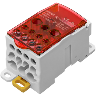 一分多接线端子UKK80A125A160A250A400A500A导轨配电箱电线分线盒