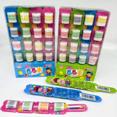 盒装卷卷串串混合糖果软糖卷维果果汁儿童童年零食小吃独立包装