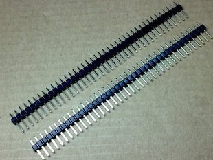 普通单排排针 2.54MM间距 40P针总针长11mm pcb贴片用