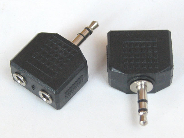 3.5mm耳机一分二转3.5mm接头插座分线器/一拖二情侣音响转换插头,电子元器件市场,连接线/转接线/延长线/数据线,淘宝优惠券,粉丝福利购,淘宝优惠卷