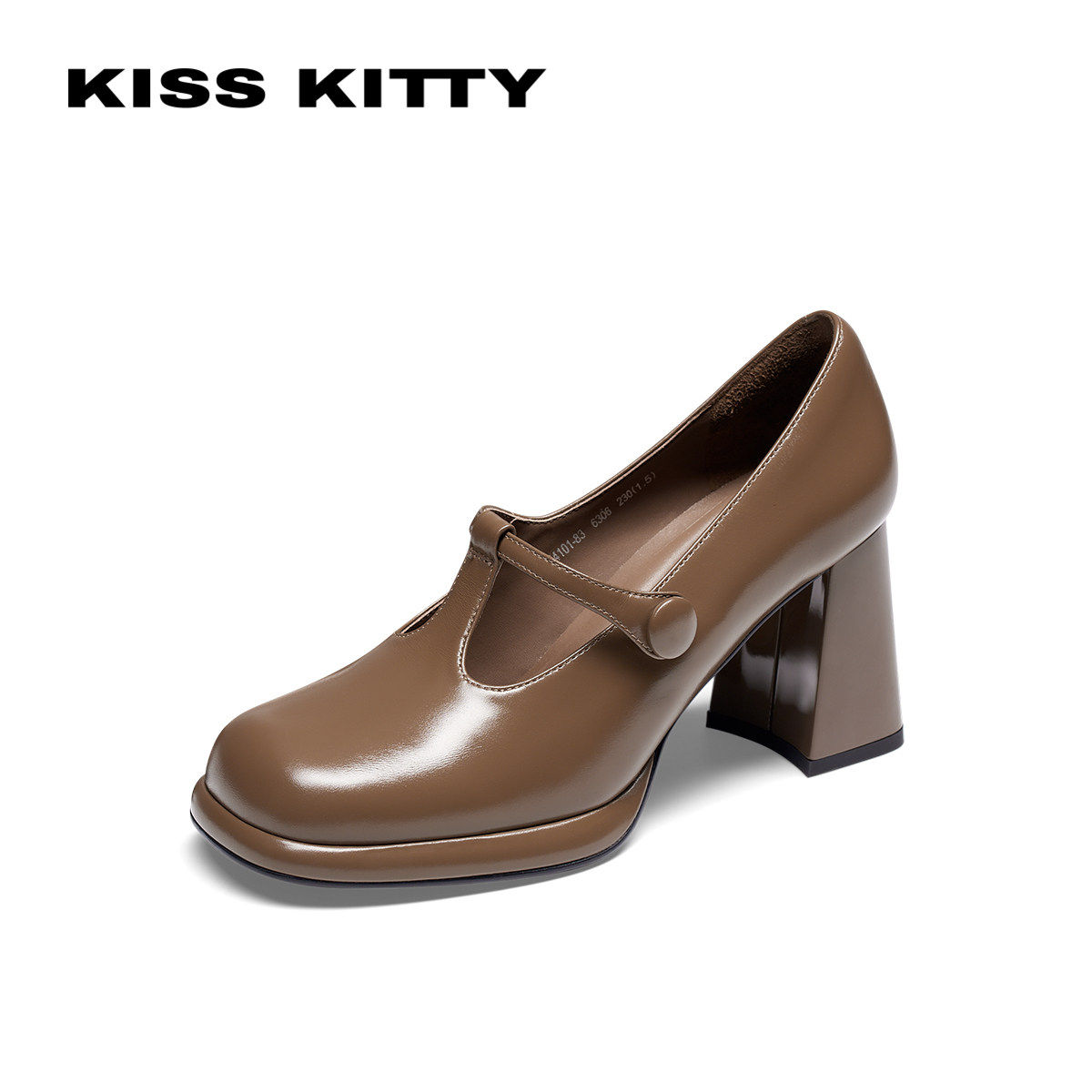 KISSKITTY春秋厚底小皮鞋防水台高跟鞋牛皮玛丽珍鞋女SA54101-83,女鞋,玛丽珍鞋,淘宝优惠券,粉丝福利购,淘宝优惠卷