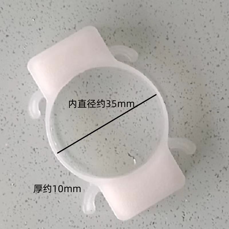 晶钢厨柜门合页垫圈螺钉塞垫块防水石材门铰链晶钢橱柜门配件挡板
