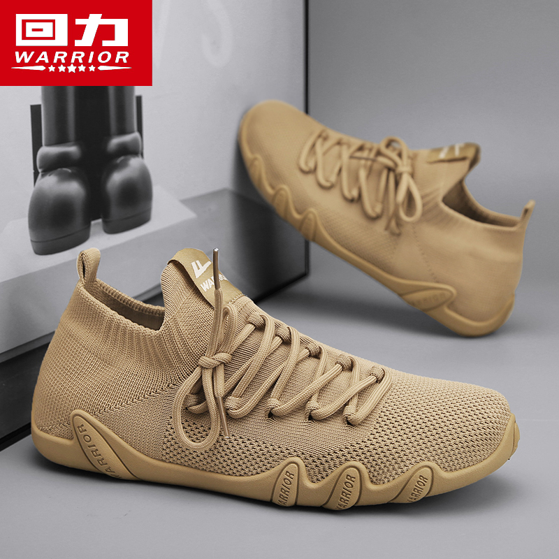Warrior/回力免系鞋带潮鞋