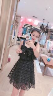 ins女装映氏2020秋代购国内专柜420360118蝴蝶结连衣裙1299