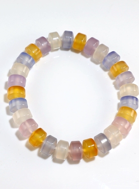 原创女款彩色玛瑙手链