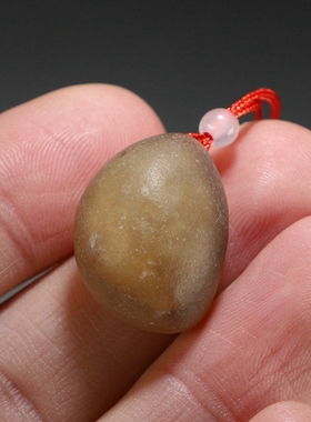 [特价]天然戈壁空心玛瑙原石小吊坠手工原创设计个性挂件楼叔孤品