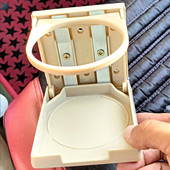 四轮电动车三轮车载车门杯架折叠不占地方加厚实用中控台改装 杯架