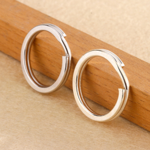 S925纯银DIY饰品钥匙圈配件接口环手工配饰钥匙扣扣头简约挂扣