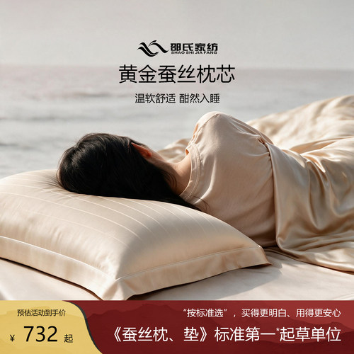 金蚕1号真丝枕100%黄金桑蚕丝