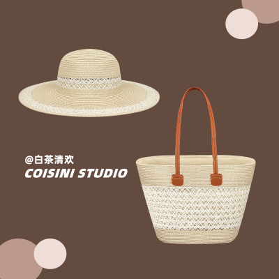 手工编织包大容量草编单肩包女士