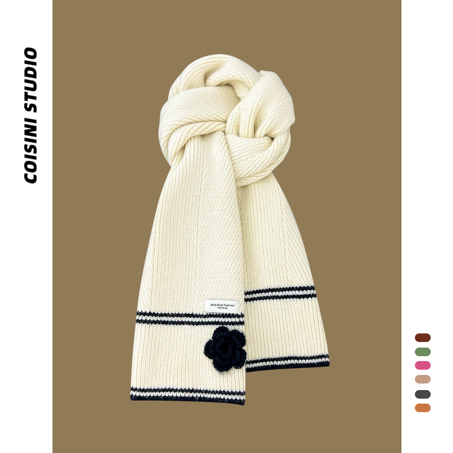 2025新款高级感花朵针织围巾女秋冬保暖百搭气质留洋千金毛线围脖,服饰配件/皮带/帽子/围巾,围巾/丝巾/披肩,淘宝优惠券,粉丝福利购,淘宝优惠卷