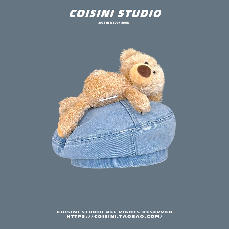 甜美可爱牛仔帽子女个性蓓蕾帽潮