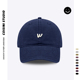 韩系街头软顶棒球帽字母刺绣简约鸭舌帽子男女百搭休闲运动显脸小