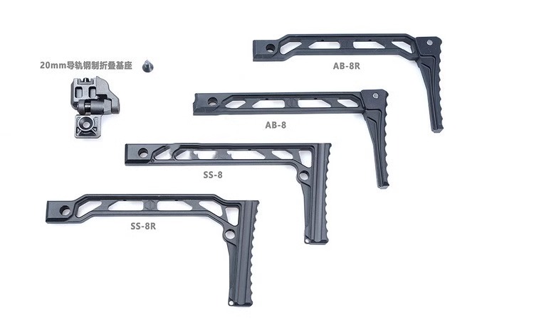 高端精品乐辉MCX/MPX/AR/AK通用金属折叠托伸缩骨架模型CNC MINI 玩具/童车/益智/积木/模型 软弹枪 原图主图