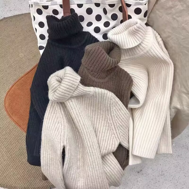 宝宝高领毛衣2025秋冬装新款