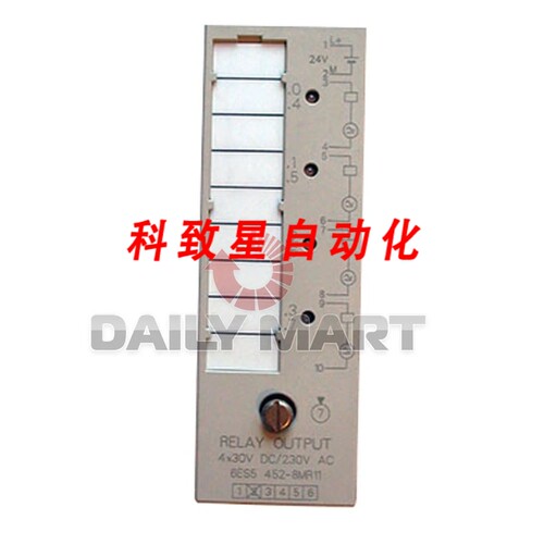 工业配件PLC 6ES5 452-8MR11 继电器输出模块30VDC 230VAC 可编程
