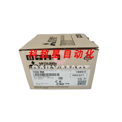 工业配件FX3U-4DA PLC模拟输出模块