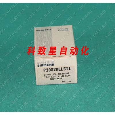 工业配件P30S2MLLBT1 P30PLT1 选择开关2POS 120V 照明灯