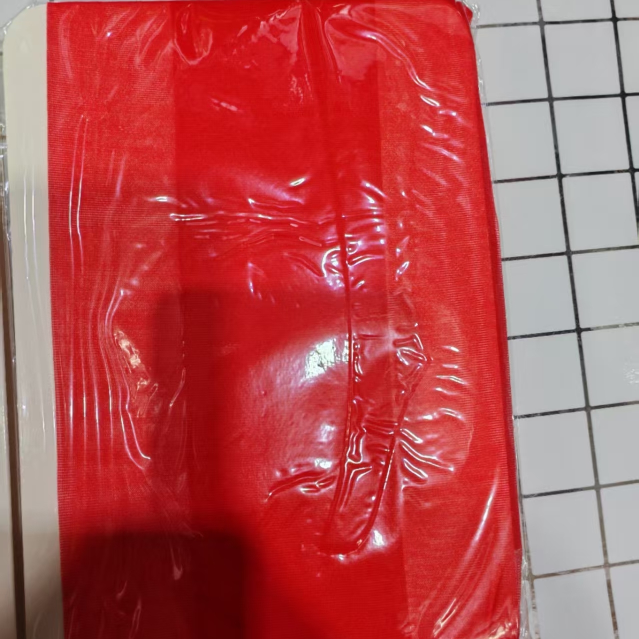 3双大红色嘉梦依8213女丝袜防刮彩色7D丝袜超薄一线裆红色糖果袜